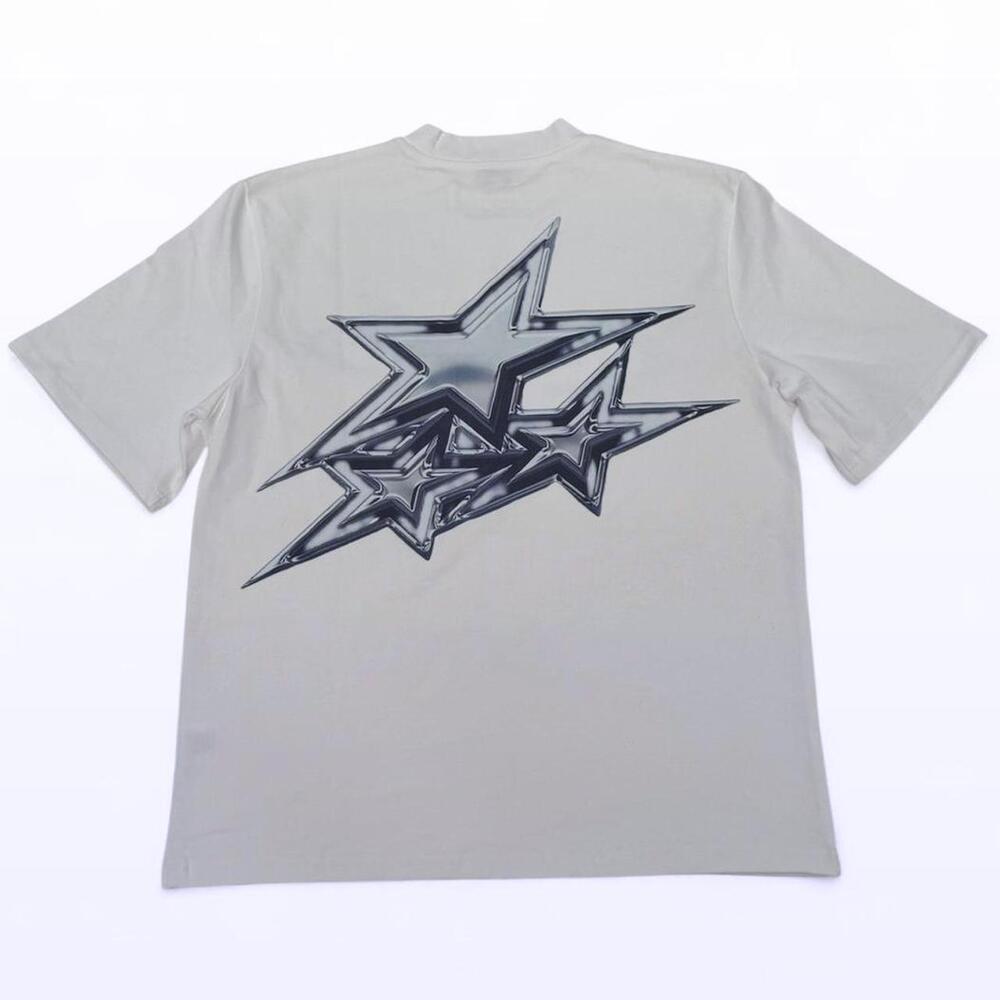 ROCKSTAAR White Premium Streetwear Tee 380 GSM Heavyweight Cotton Size M